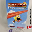 MANUAL SNES - PAC-MAN 2 NEW ADVENTURES - Super Nintendo Replacement Instruction Booklet