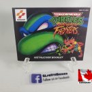 MANUAL NES - TMNT TURTLES TOURNAMENT FIGHTERS - Nintendo Replacement Instruction Manual Booklet