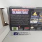 AMERICAN GLADIATORS - SNES, Super Nintendo Custom replacement Box optional w/ Insert Tray & PVC