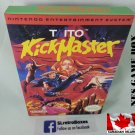 KICK MASTER - NES, Nintendo Custom replacement BOX optional w/ Dust Cover & PVC Protector