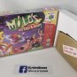 MILO'S ASTRO LANES - N64, Nintendo64 Custom replacement Box optional w/ Insert Tray & PVC Protector