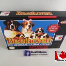 BEETHOVEN - SNES, Super Nintendo Custom Box optional w/ Insert Tray & PVC Protector