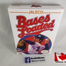 BASES LOADED - NES, Nintendo Custom replacement BOX optional w/ Dust Cover & PVC Protector