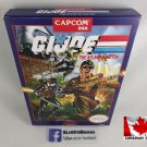 G.I. JOE: ATLANTIS FACTOR - NES, Nintendo Custom replacement BOX optional w/ Dust Cover & PVC GI JOE