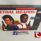 LETHAL WEAPON - SNES, Super Nintendo Custom replacement Box optional w/ Insert Tray & PVC Protector