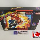 LAST ACTION HERO - SNES, Super Nintendo Custom replacement Box optional w/ Insert Tray & PVC Protect