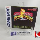 MANUAL GAME BOY = MIGHTY MORPHIN POWER RANGERS Gameboy Replacement Instruction Booklet