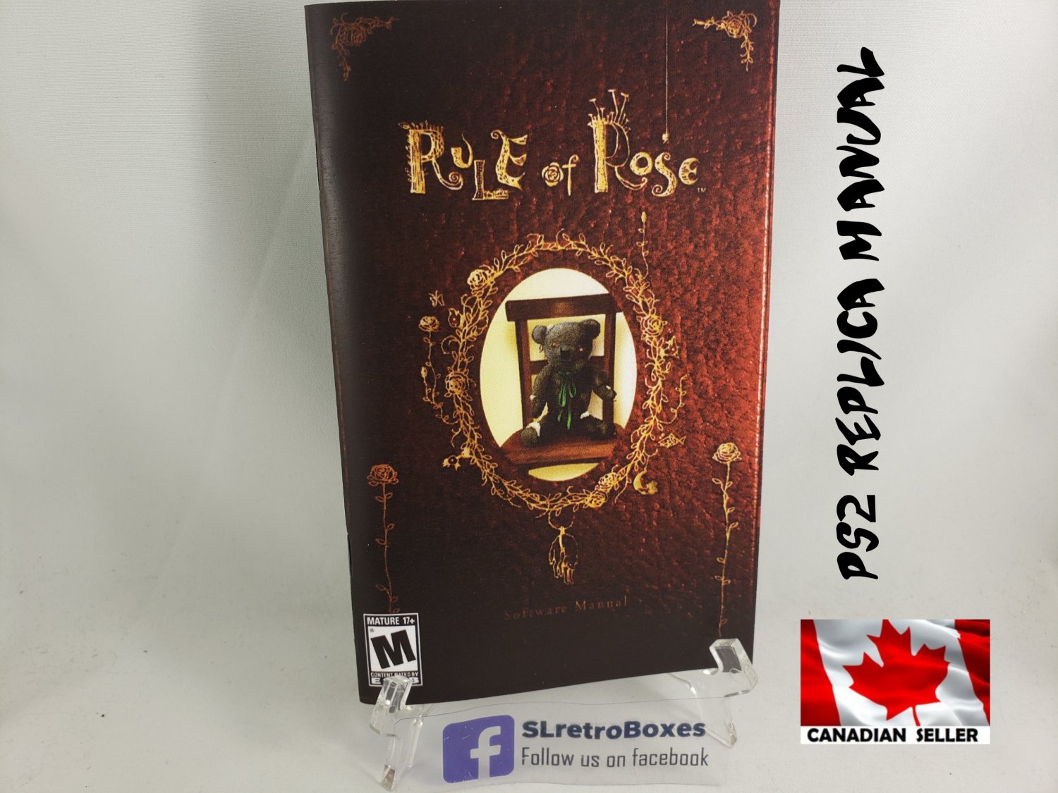 MANUAL PS2 - RULE OF ROSE - SONY Playstation 2 Replacement Instruction Booklet