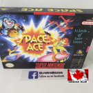 SPACE ACE - SNES, Super Nintendo replacement Box optional w/ Insert Tray & PVC Protector