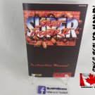 MANUAL SNES - SUPER STREET FIGHTER 2 - Super Nintendo Replacement Instruction Booklet