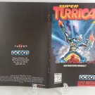 MANUAL SNES - SUPER TURRICAN 2 - Super Nintendo Replacement Instruction Booklet