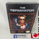 THE TERMINATOR - NES, Nintendo Custom replacement BOX optional w/ Dust Cover & PVC Protector