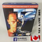 TERMINATOR 2 JUDGMENT DAY - NES, Nintendo Custom replacement BOX optional w/ Dust Cover & PVC