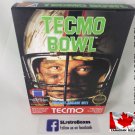 TECMO BOWL - NES, Nintendo Custom replacement BOX optional w/ Dust Cover & PVC Protector
