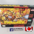 TOTAL CARNAGE - SNES, Super Nintendo replacement Box optional w/ Insert Tray & PVC Protector