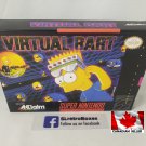 VIRTUAL BART - SNES, Super Nintendo replacement Box optional w/ Insert Tray & PVC Protector