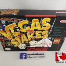 VEGAS STAKES - SNES, Super Nintendo replacement Box optional w/ Insert Tray & PVC Protector