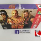 WCW NITRO - N64, Nintendo64 Custom replacement Box optional w/ Insert Tray & PVC Protector