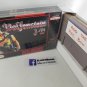 WOLFENSTEIN 3D - SNES, Super Nintendo replacement Box optional w/ Insert Tray & PVC Protector