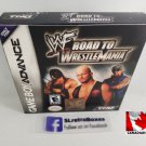 WWF ROAD TO WRESTLEMANIA - Nintendo GBA Custom Box optional w/ Insert Tray & PVC Protector