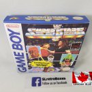 WWF SUPER STARS 2 - Nintendo Game Boy Custom replica Box w/ Insert Tray & PVC Protector WRESTLING