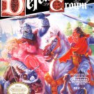 DEFENDER OF THE CROWN - NES, Nintendo Custom replacement BOX optional w/ Dust Cover & PVC Protector