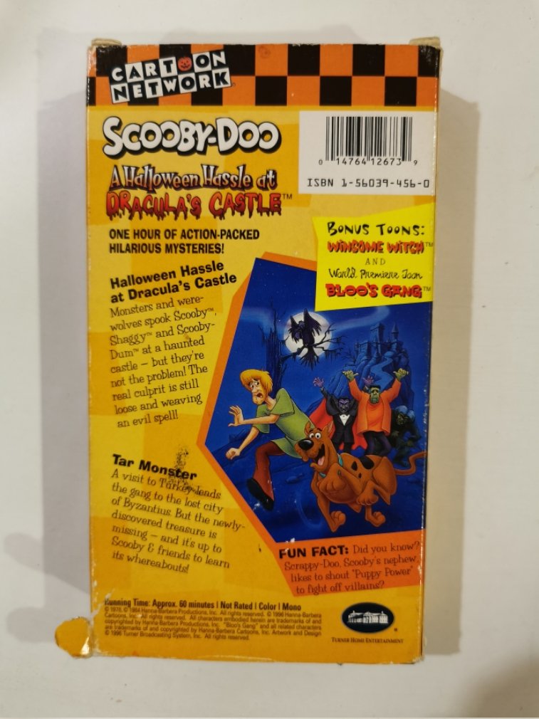 VHS - Scooby-Doo: A Halloween Hassle at Dracula's Castle - Used