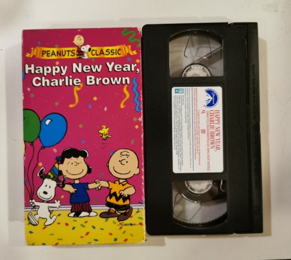 VHS - Happy New Year, Charlie Brown - Used