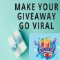 Manually promote your Giveaway, Sweepstakes or Contest.
