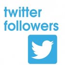 Twitter Followers - 500 Real People will follow your Twitter Profile.