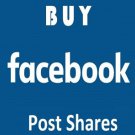 Facebook Post Shares - 250 Facebook post share by real Facebook users.