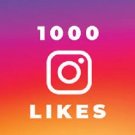 Instagram Likes - 1000 Instagram likes from active Instagram profiles users.