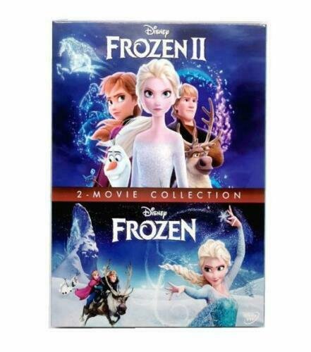 Frozen 1 & 2 DVD I - II (2-Movie Collection) Box Set Both Movie 2 Disc ...