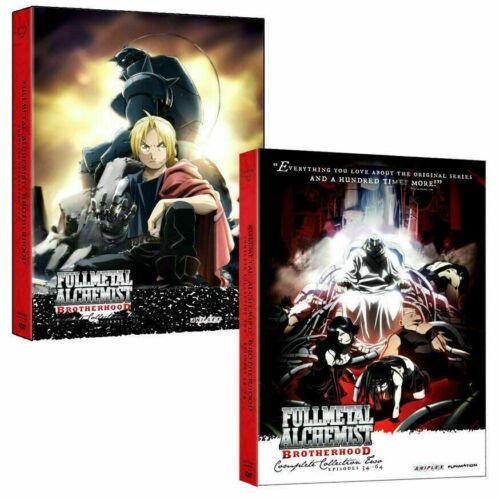 Fullmetal Alchemist Brotherhood Complete Series 12 Dvd Full Collection