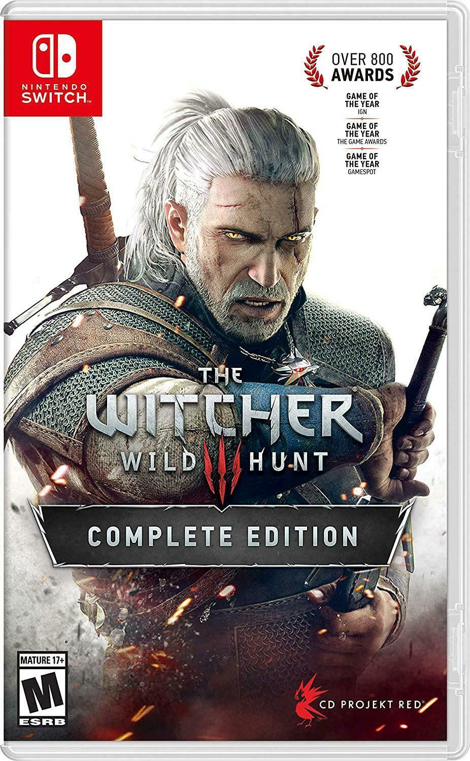 The Witcher 3 - Wild Hunt Complete Edition (Nintendo Switch, 2019) Brand New