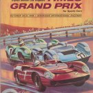 8th Annual Times Grand Prix Program Riverside Int'l Raceway October 31, 1965