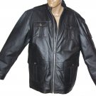 Sa Mode Men's Leather Jacket  Sz: Large