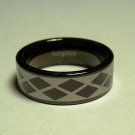 Tungsten Carbide Polished Two-Tone Wedding Band Heavy-Duty Ring