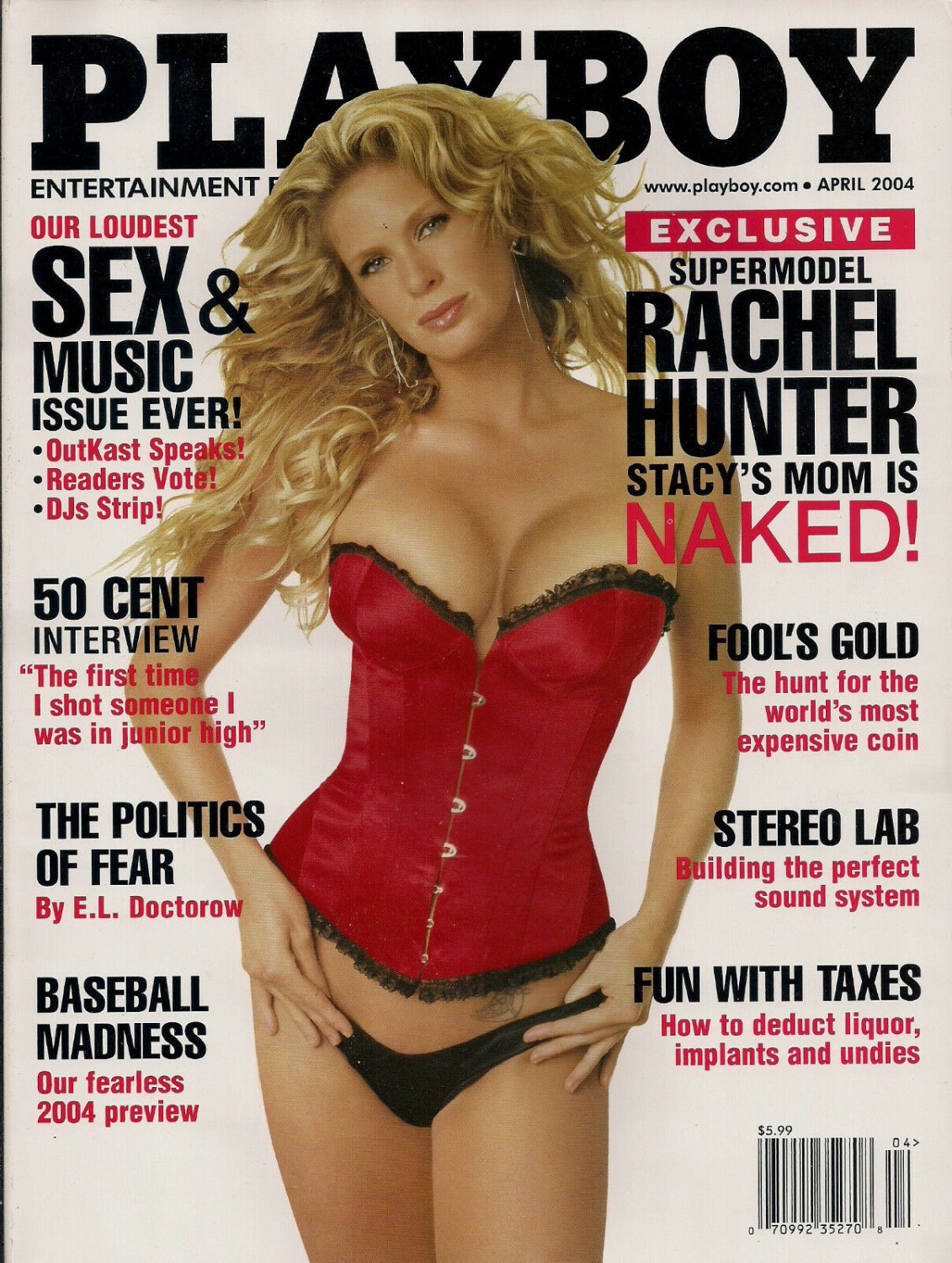 GREETING PLAYBOY COLLECTORS!!!UP FOR product IS:APRIL 2004 ISSUE OF PLAYBOY...