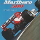 1997 California 500 Race Program California Speedway September 28,1997 w/Poster