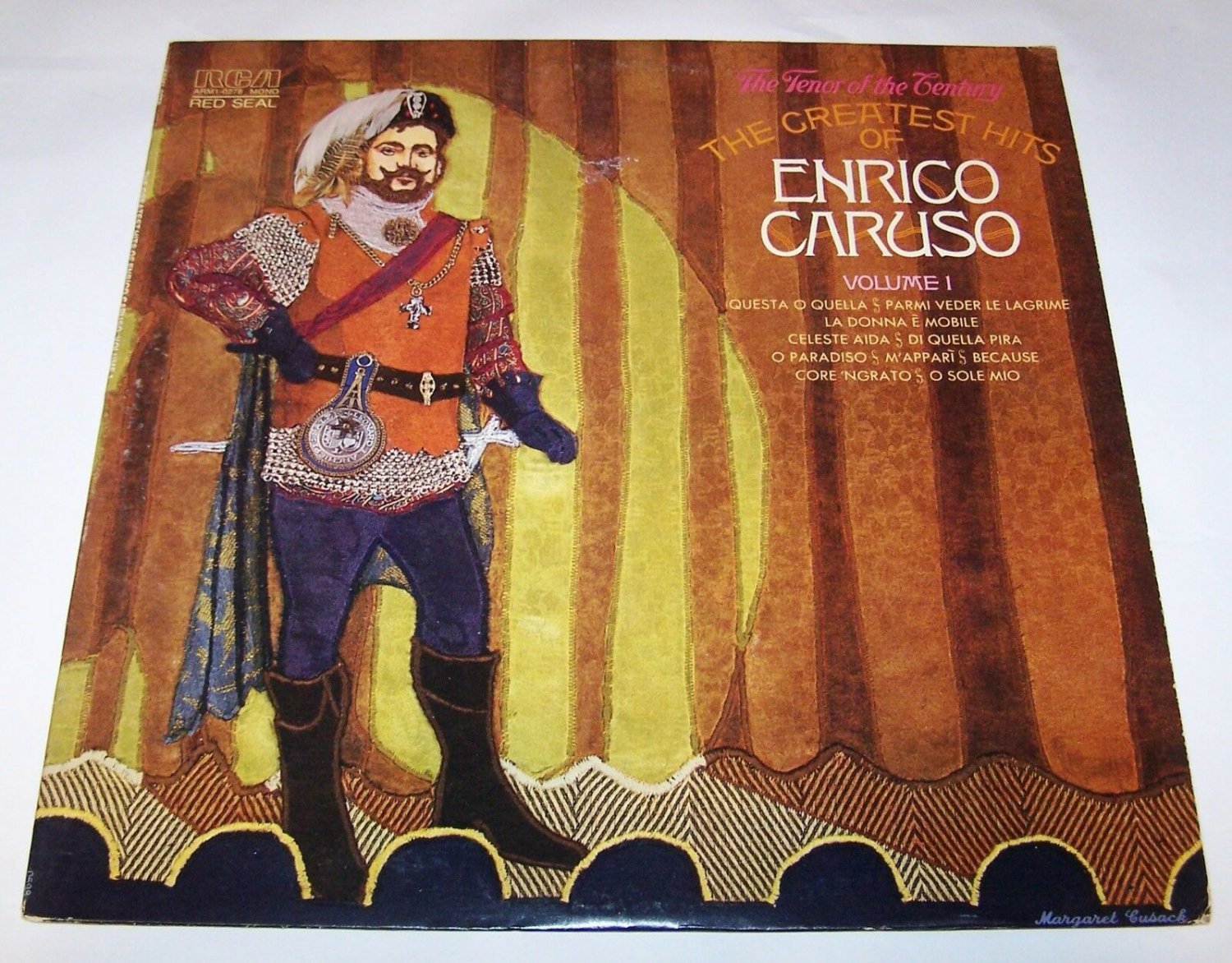 ENRICO CARUSO GREATEST HITS VOL-1 - MONO RED SEAL RCA