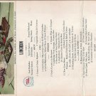 1934 M.S. "Chichibu Maru" Steamship  Luncheon Menu w/Post Card-L