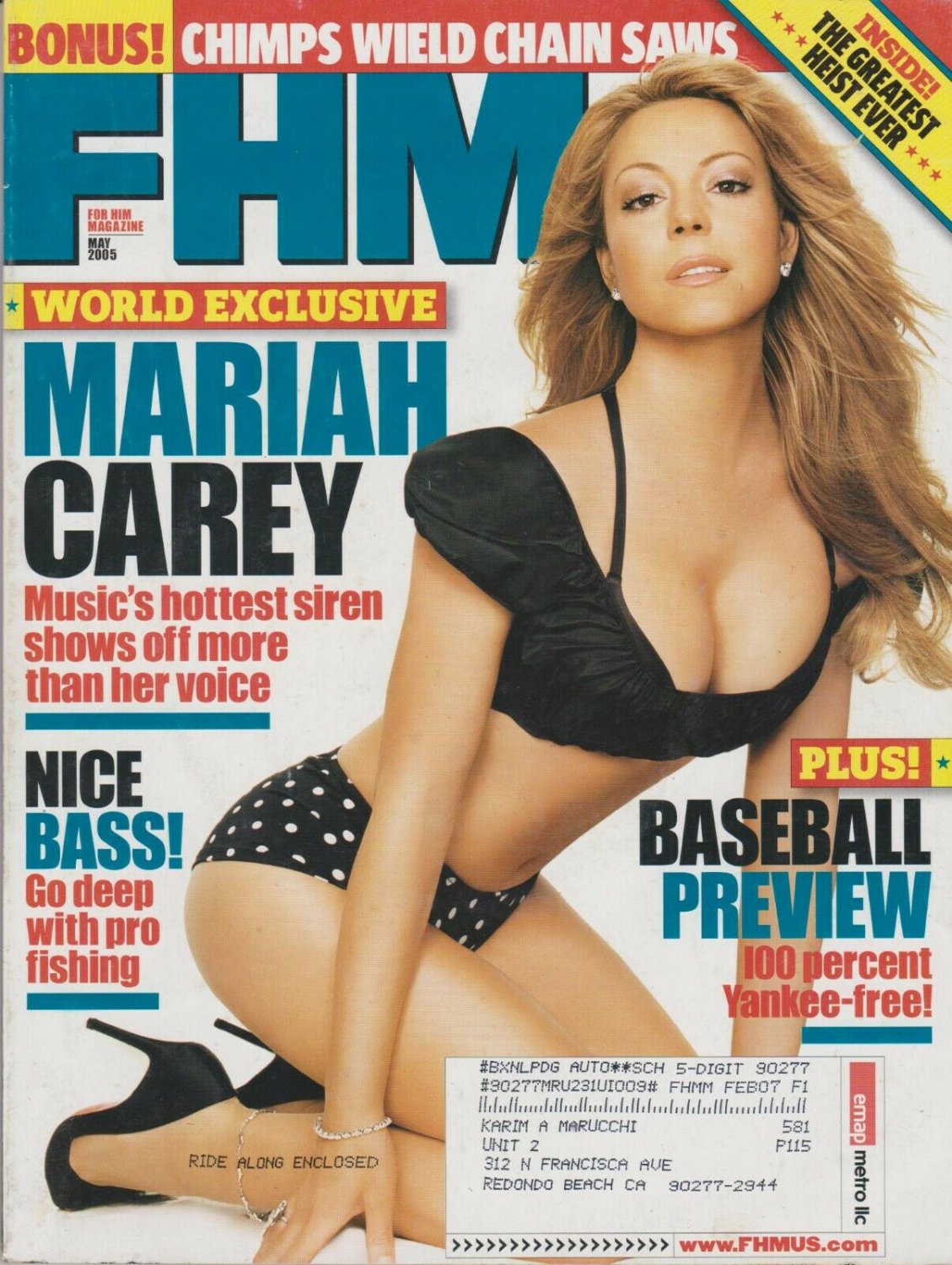 FHM MAGAZINE #56 MAY 2005-B - Mariah Carey Mayra Veronica