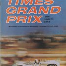 9th Annual Times Grand Prix Program Riverside Int'l Raceway October 30, 1966