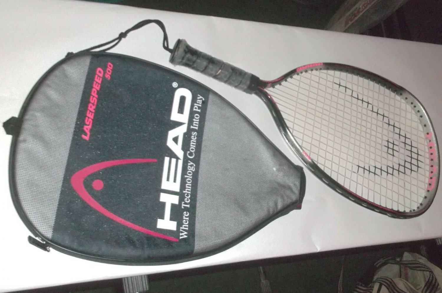 HEAD LaserSpeed 500 Racquetball Racket with Cover Good Condition