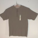 New BACKPACKER Men's Large Brown Short Sleeve Thermal Shirt
