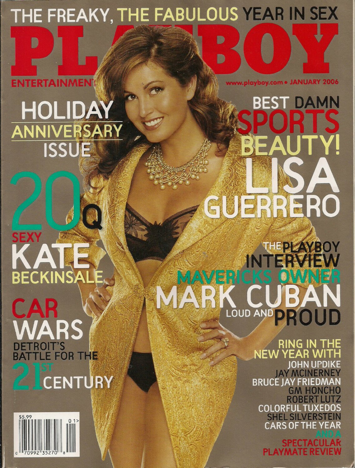 2006 January Playboy Magazine (lisa Guerrero On The