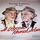 Walter Winchell A Legend Named Jolson , Al Vinyl LP 33 Factory Sealed