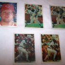 1986 Sportflics Baseball Cards Holograms Lot of 5