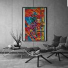Abstract Calligraphy Painting